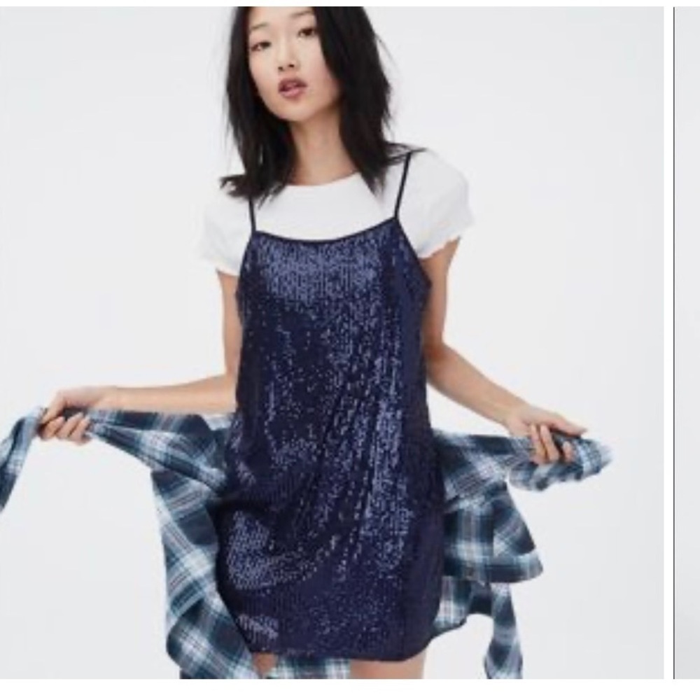 Aeropostale NWT Blue Sequin Dress